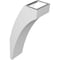 Ekena Millwork 3 1/2-in. W x 6-in. D x 14-in. H Thorton Architectural Grade PVC Knee Brace BRCP035X06X14THR - alternate 5